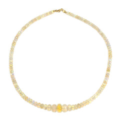 Welo-Opal-Goldhalskette