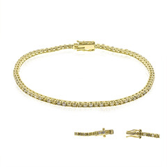 SI2 Fancy-Diamant-Goldarmband (CIRARI)
