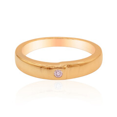 Pinkfarbener I3 Argyle-Brillant-Goldring (Mark Tremonti)