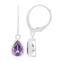 Amethyst-Silberohrringe