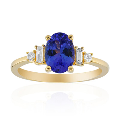 AAA-Tansanit-Goldring (CIRARI)