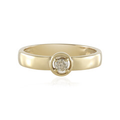 I2 Schokoladen-Brillant-Goldring