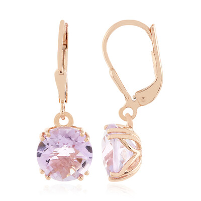 Lavendel-Amethyst-Silberohrringe