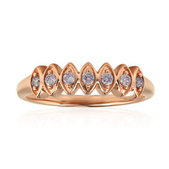 Pinkfarbener I3 Argyle-Brillant-Goldring (Mark Tremonti)