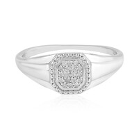 I2 (I) Diamant-Herren-Silberring