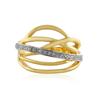 I4 (J) Diamant-Silberring