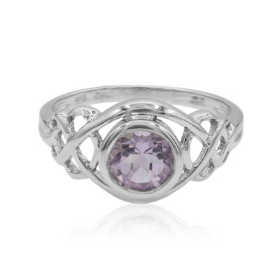 Lavendel-Amethyst-Silberring