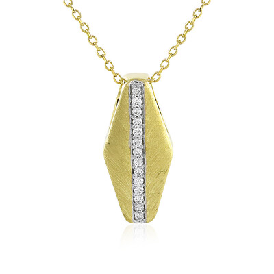 Lupenreiner (F) Brillant-Goldhalskette (LUCENT DIAMONDS)