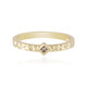 I2 Schokoladen-Diamant-Silberring