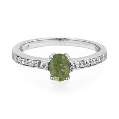 Paraiba-Turmalin-Silberring