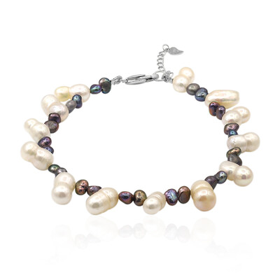 Keshi-Perlen-Silberarmband (TPC)
