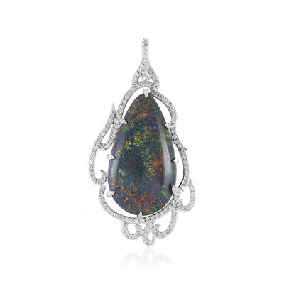 Andamooka-Matrix-Opal-Goldanhänger (AMAYANI)