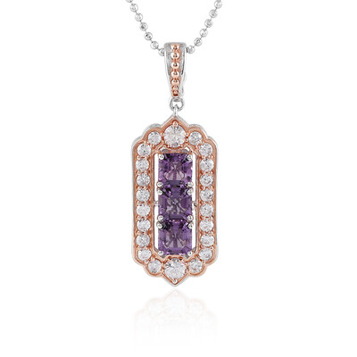 Amethyst-Silberhalskette (Dallas Prince Designs)