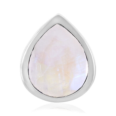 Regenbogen-Mondstein-Silberanhänger (MONOSONO COLLECTION)