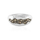 I2 Champagner-Diamant-Silberring (de Melo)