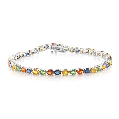 Saphir-Silberarmband