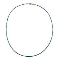 Blauer Diamant-Goldhalskette