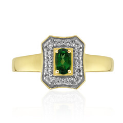 AAA-Kenianischer Tsavorit-Goldring
