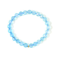 Himmelblauer Topas-Armband