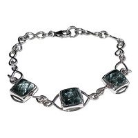 Seraphinit-Silberarmband