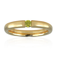 Gelber VS1 Brillant-Goldring