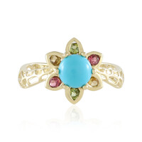 Sleeping Beauty-Türkis-Goldring (Ornaments by de Melo)