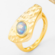 Welo-Opal-Silberring (MONOSONO COLLECTION)