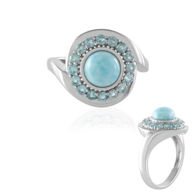 Larimar-Silberring (KM by Juwelo)