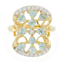 Brasilianischer Paraiba-Turmalin-Goldring