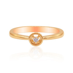 Pinkfarbener I3 Argyle-Brillant-Goldring (Mark Tremonti)