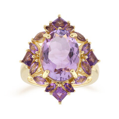 Bolivianischer Amethyst-Silberring