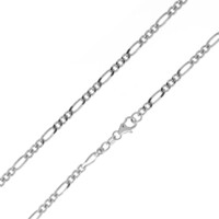 Silber-Figarokette - 9,21 g - 45 cm