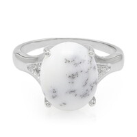 Dendriten-Achat-Silberring