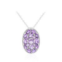 Amethyst-Silberhalskette
