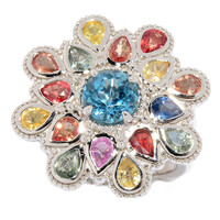 Edelstein-Silberring (Dallas Prince Designs)