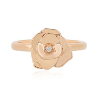 SI2 (H) Diamant-Silberring