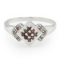 Fancy-Diamant-Silberring