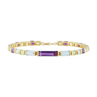Edelstein-Silberarmband (KM by Juwelo)