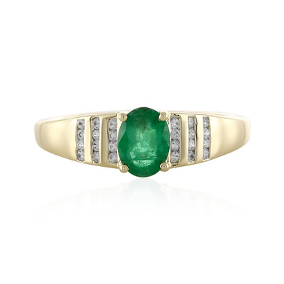 Sambia-Smaragd-Goldring (Adela Gold)
