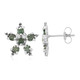 Fancy-Diamant-Silberohrringe