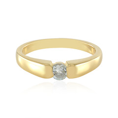 Brasilianischer Aquamarin-Silberring