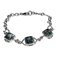 Seraphinit-Silberarmband