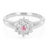 Pinkfarbener Turmalin-Silberring