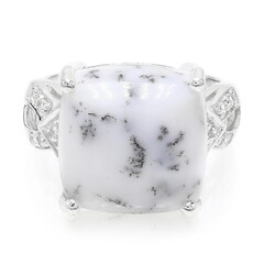Dendriten-Achat-Silberring
