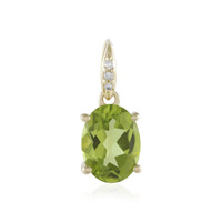Peridot-Goldanhänger
