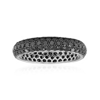 Schwarzer Brillant-Goldring (Estée Collection)