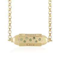 Peridot-Silbercollier