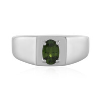 Grüner Ceylon-Zirkon-Silberring