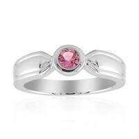 Brasilianischer Pinkfarbener Turmalin-Silberring (Pallanova)