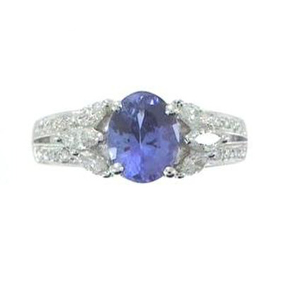 AAA-Tansanit-Goldring (CIRARI)
